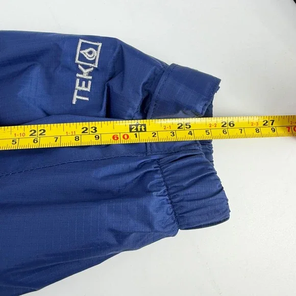 LL Bean TEK Rain Jacket Womens 2X Blue Fleece Lined Waterproof Hooded - Picture 11 of 11